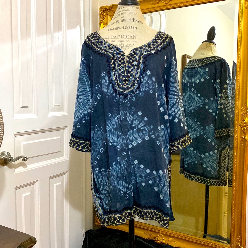 Soft Surroundings cotton India tunic